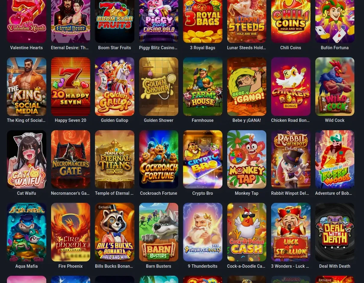 Wildrobin Bonus Übersicht Slots und Freispiele