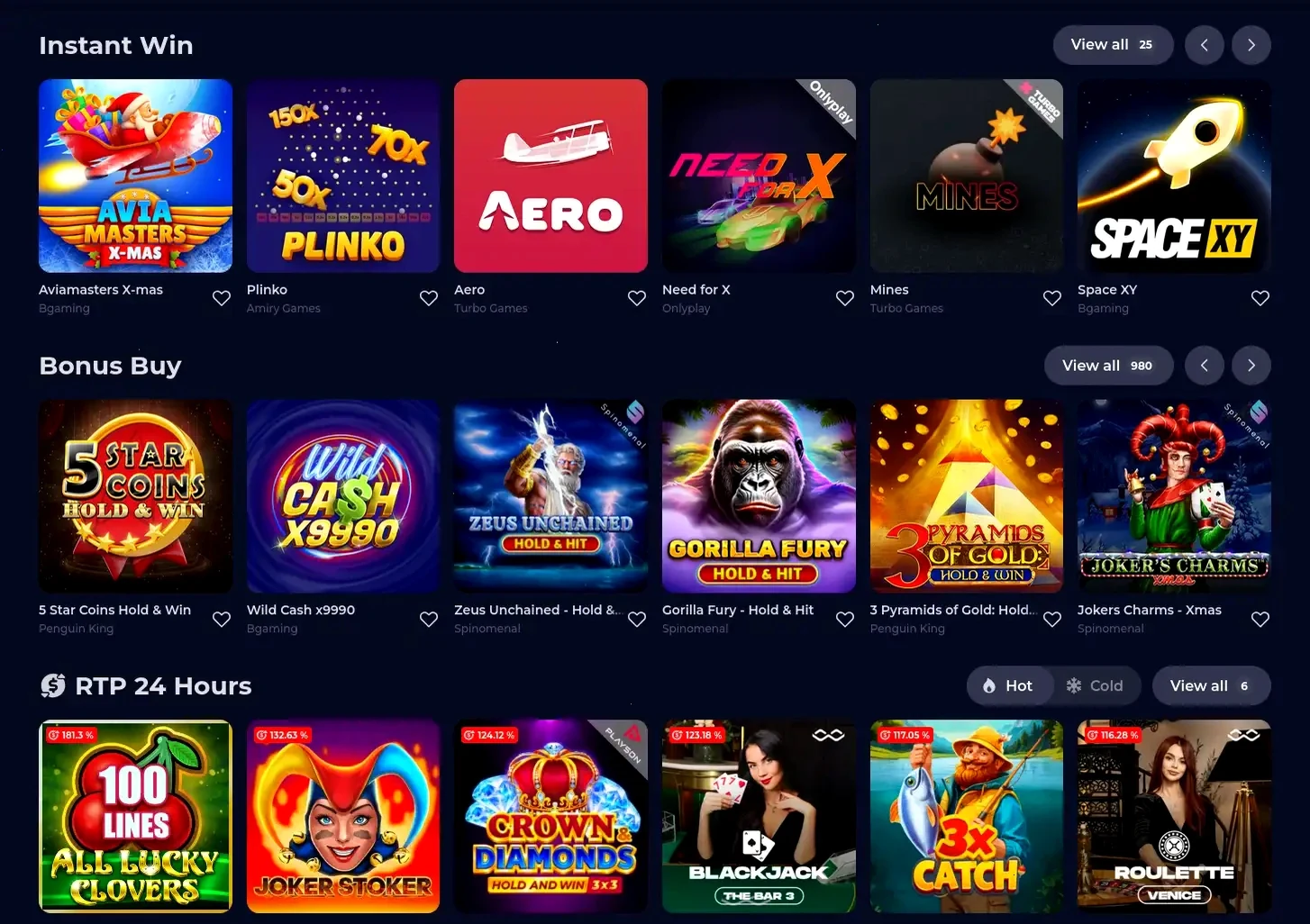 Wildrobin Casino App Übersicht mobil